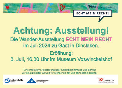 Achtung: Ausstellung!