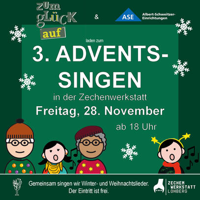 Singend in die Vorweihnachts-Zeit