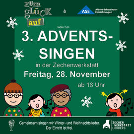Singend in die Vorweihnachts-Zeit