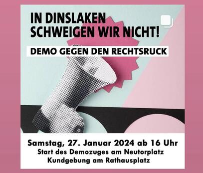 Aufruf zur Teilnahme an Demonstration gegen Rechtsdruck!