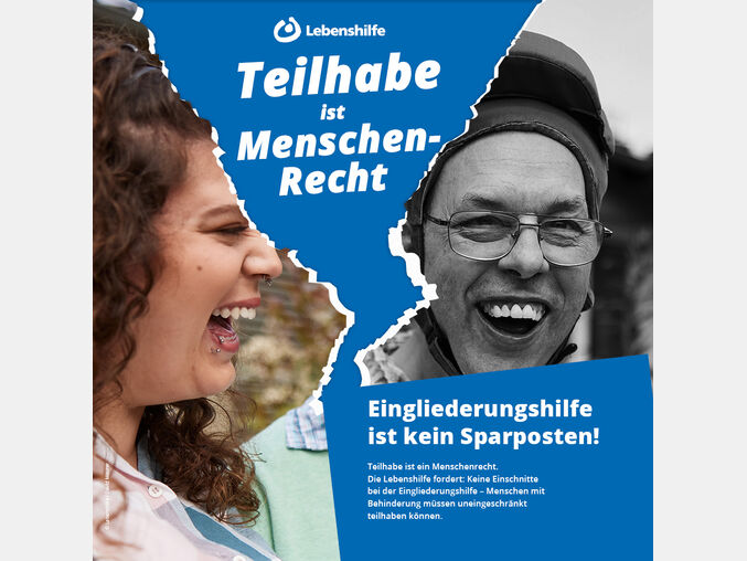 Nicht ins Pflegeheim dank Eingliederungshilfe