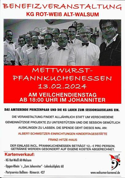 Benefizveranstaltung zugunsten der Kindergartentagesstätte Franz-Hitze-Haus